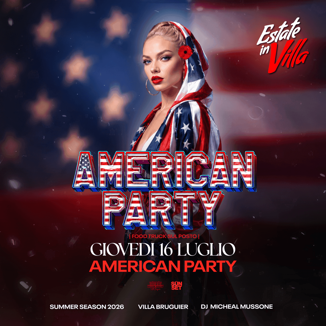 ESTATE IN VILLA - American Party 🇺🇸