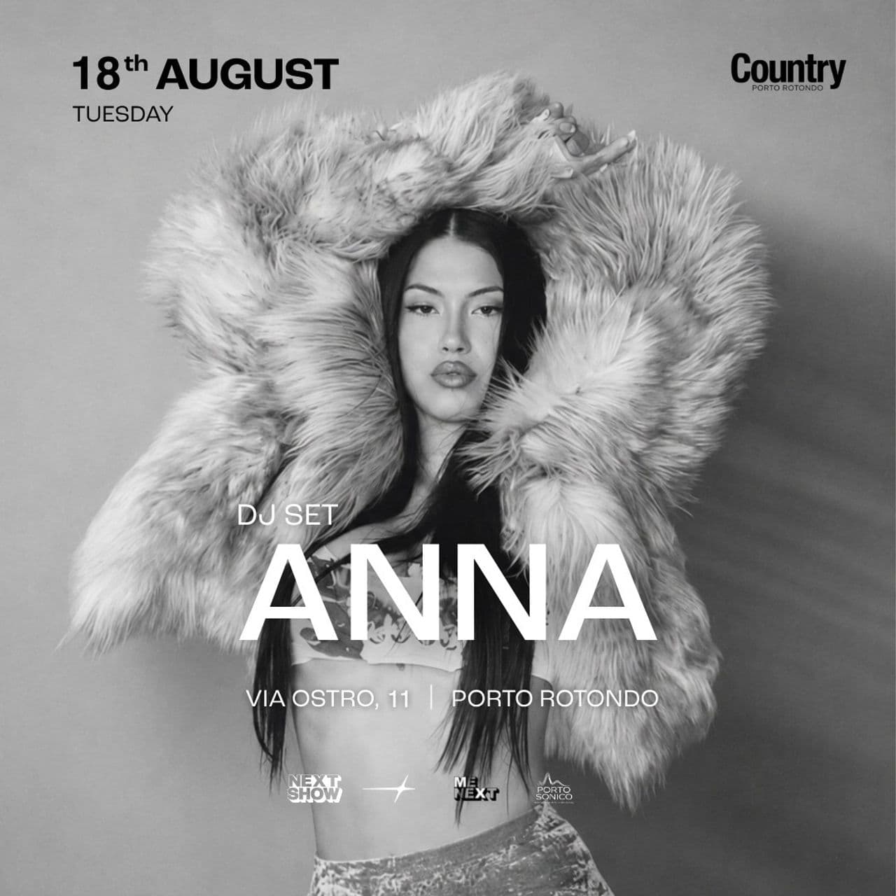 18 agosto super Guest ANNA PEPE