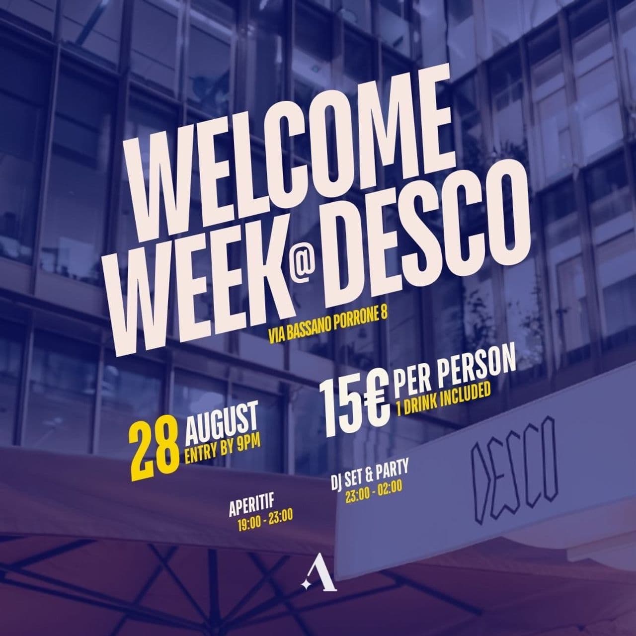 WELCOME WEEK @ DESCO