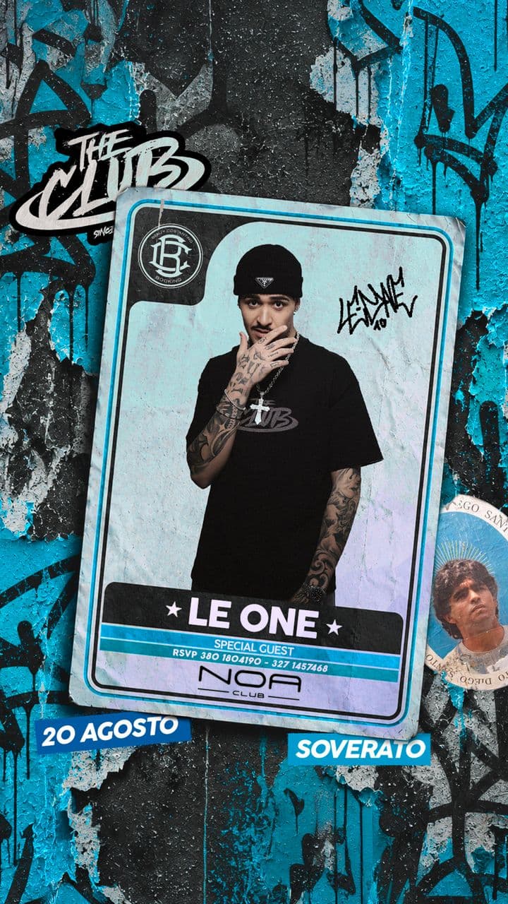 LE ONE | GIOVEDÌ 20 AGOSTO