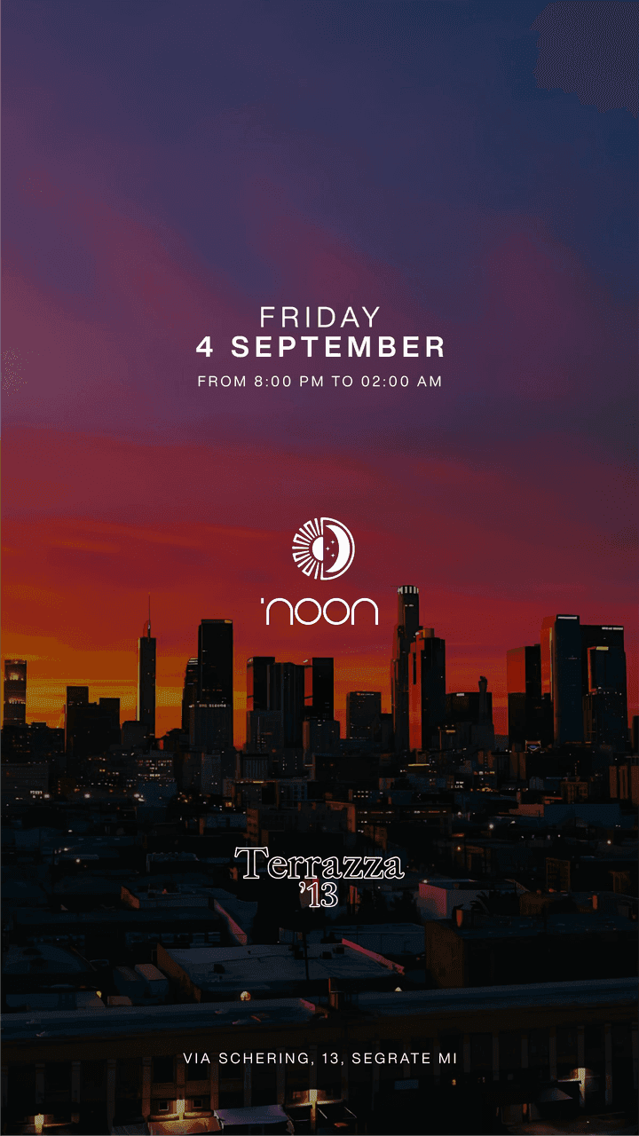 ‘NOON X TERRAZZA 13