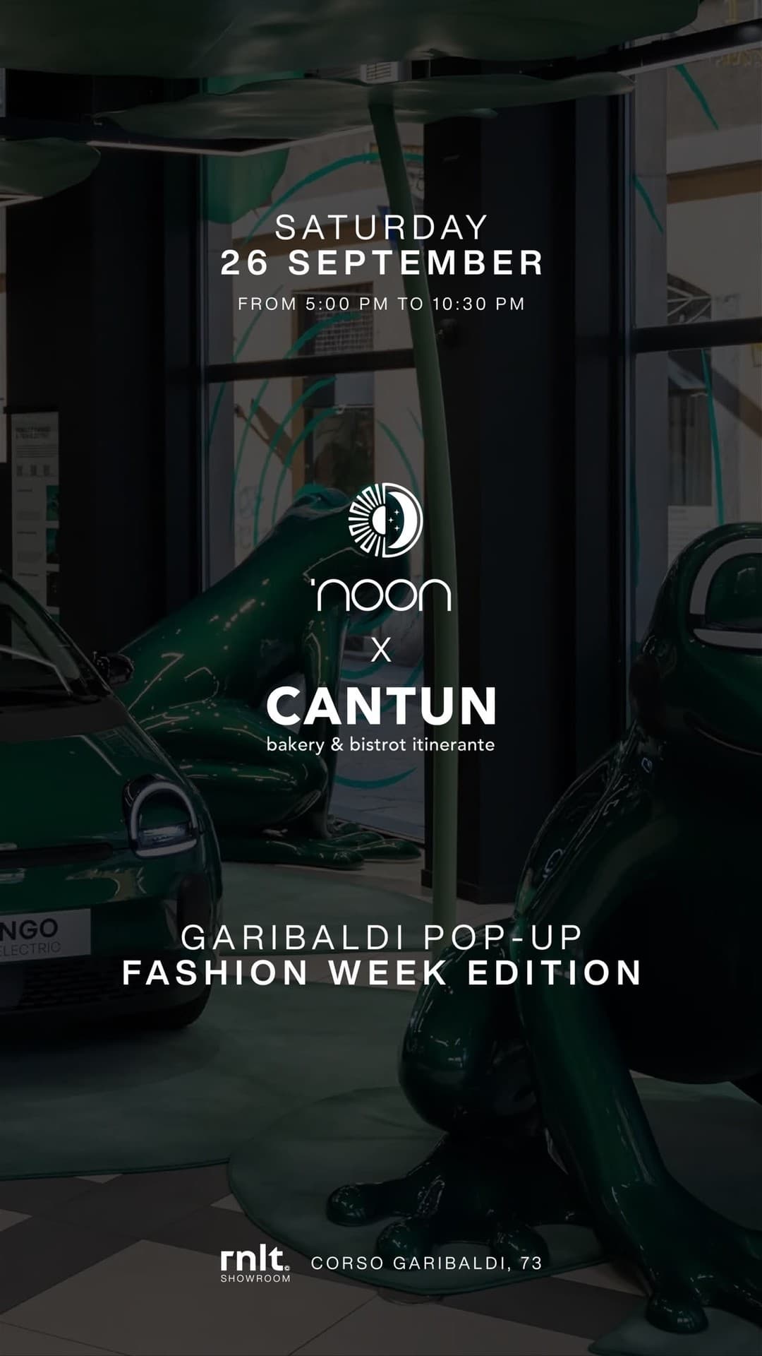 ‘NOON X CANTUN - GARIBALDI POP UP