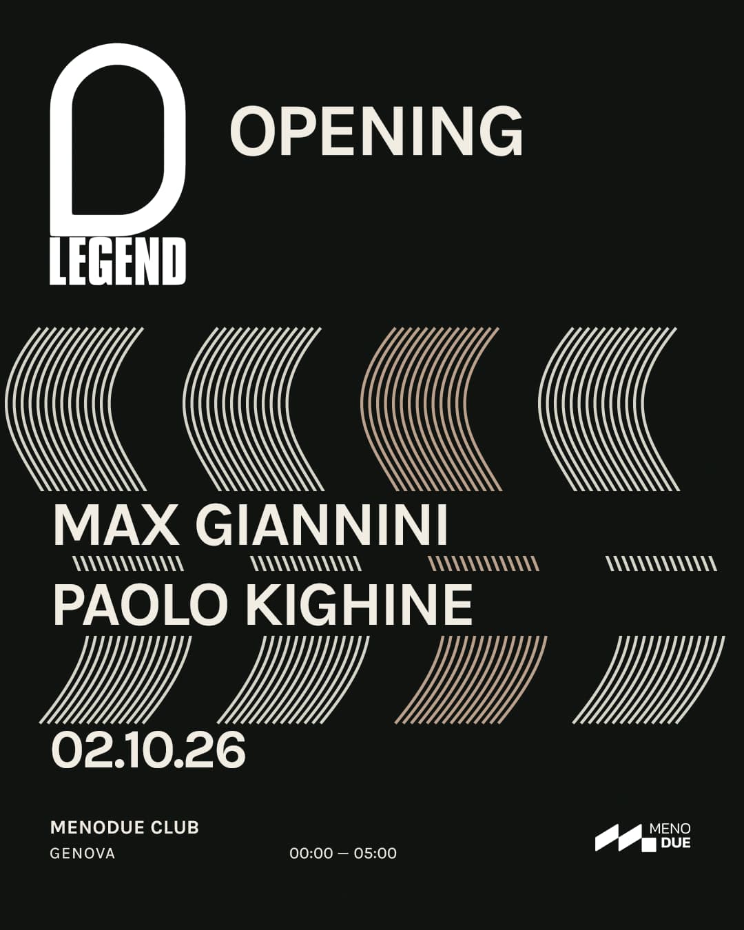 LEGEND Opening con Paolo Kighine & Max Giannini