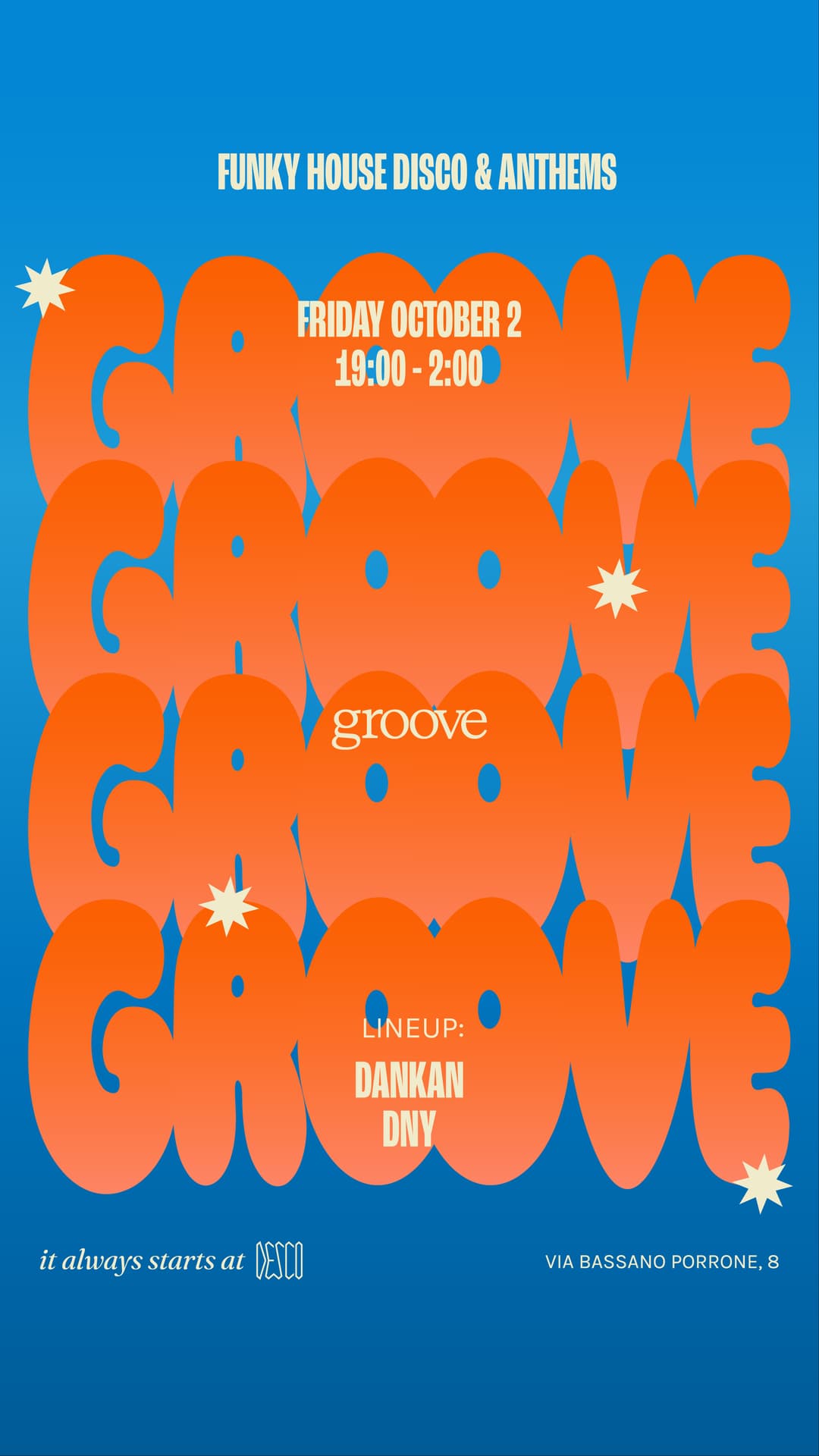 GROOVE X DESCO