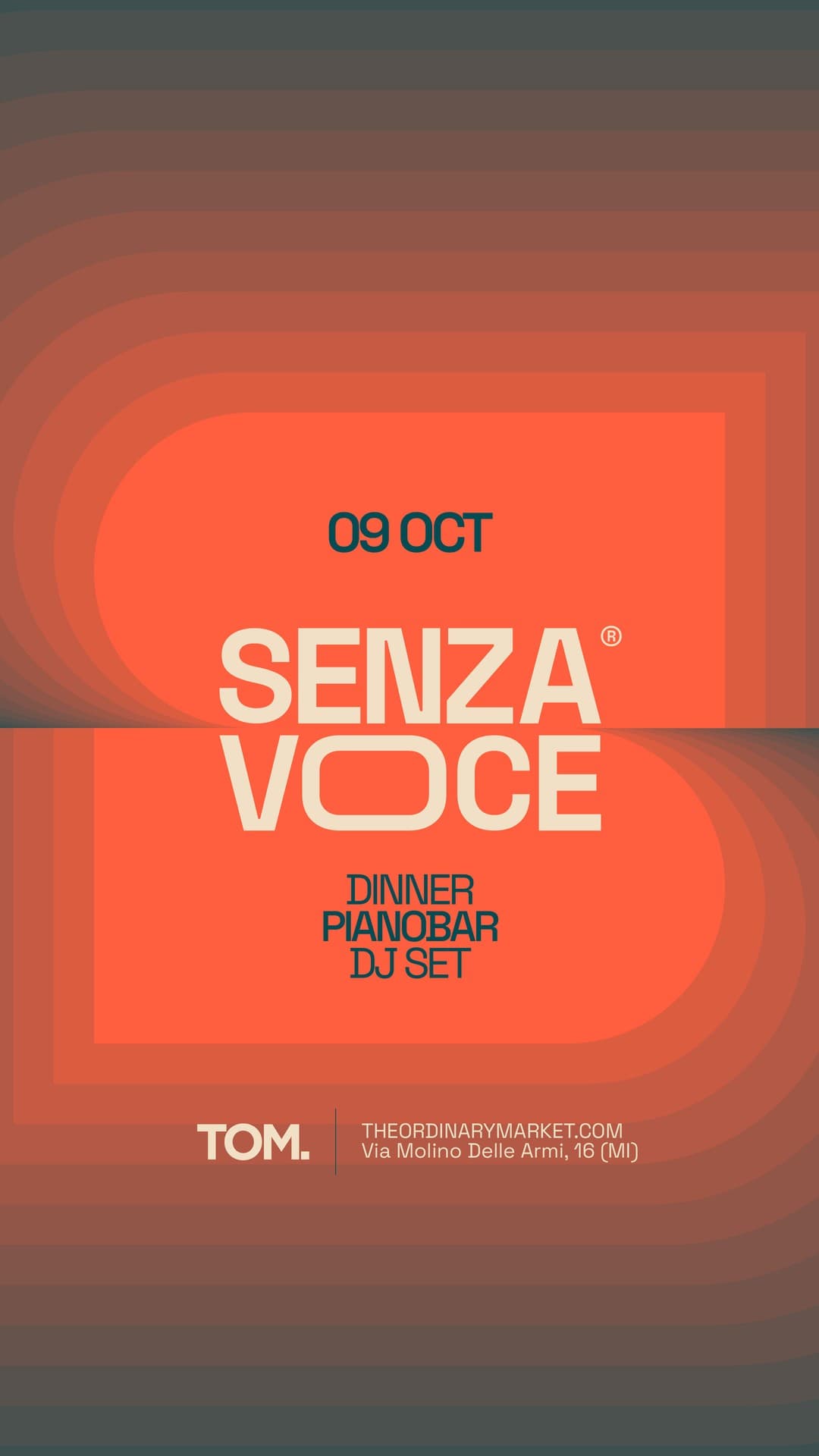 SENZA VOCE X TOM.